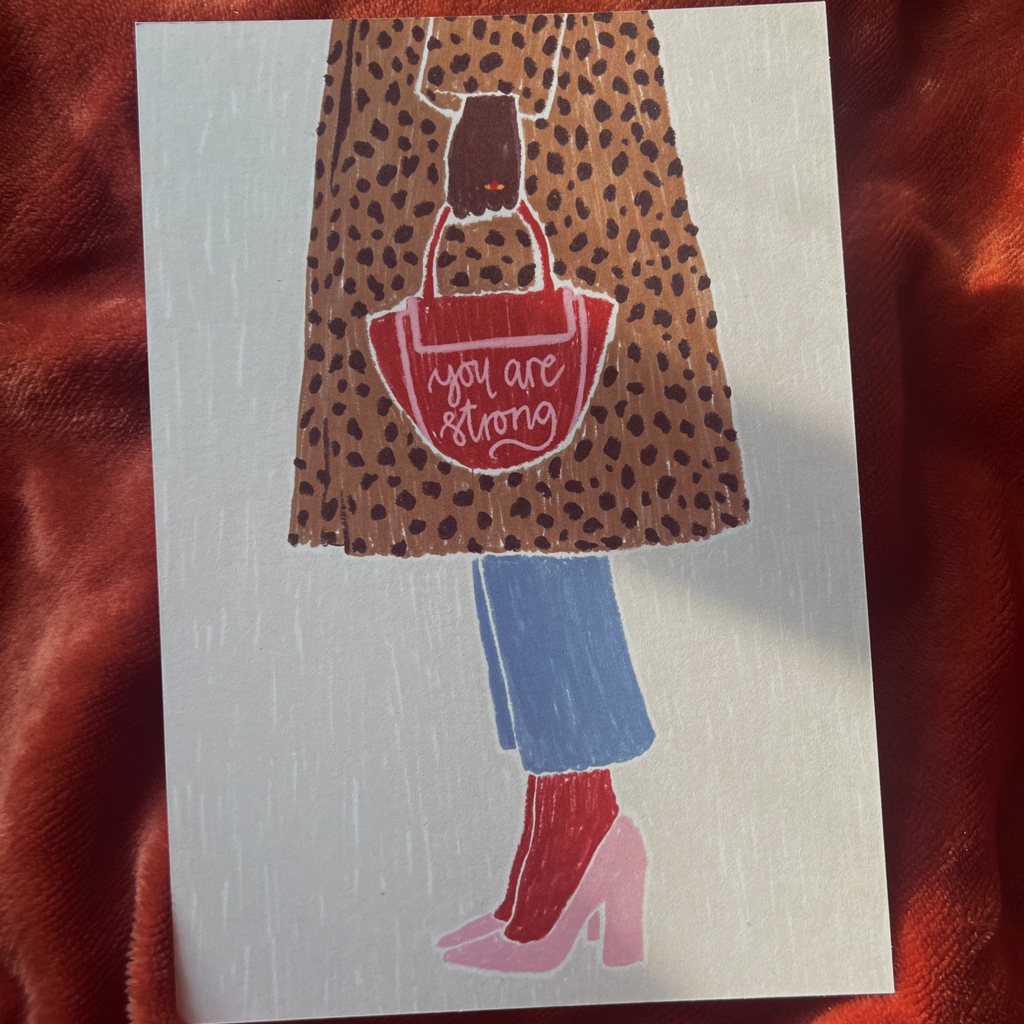 A5 Affirmation Print "You are Strong"
