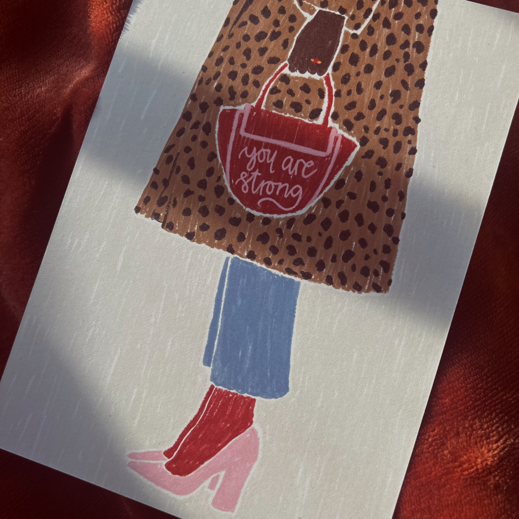 A5 Affirmation Print "You are Strong"