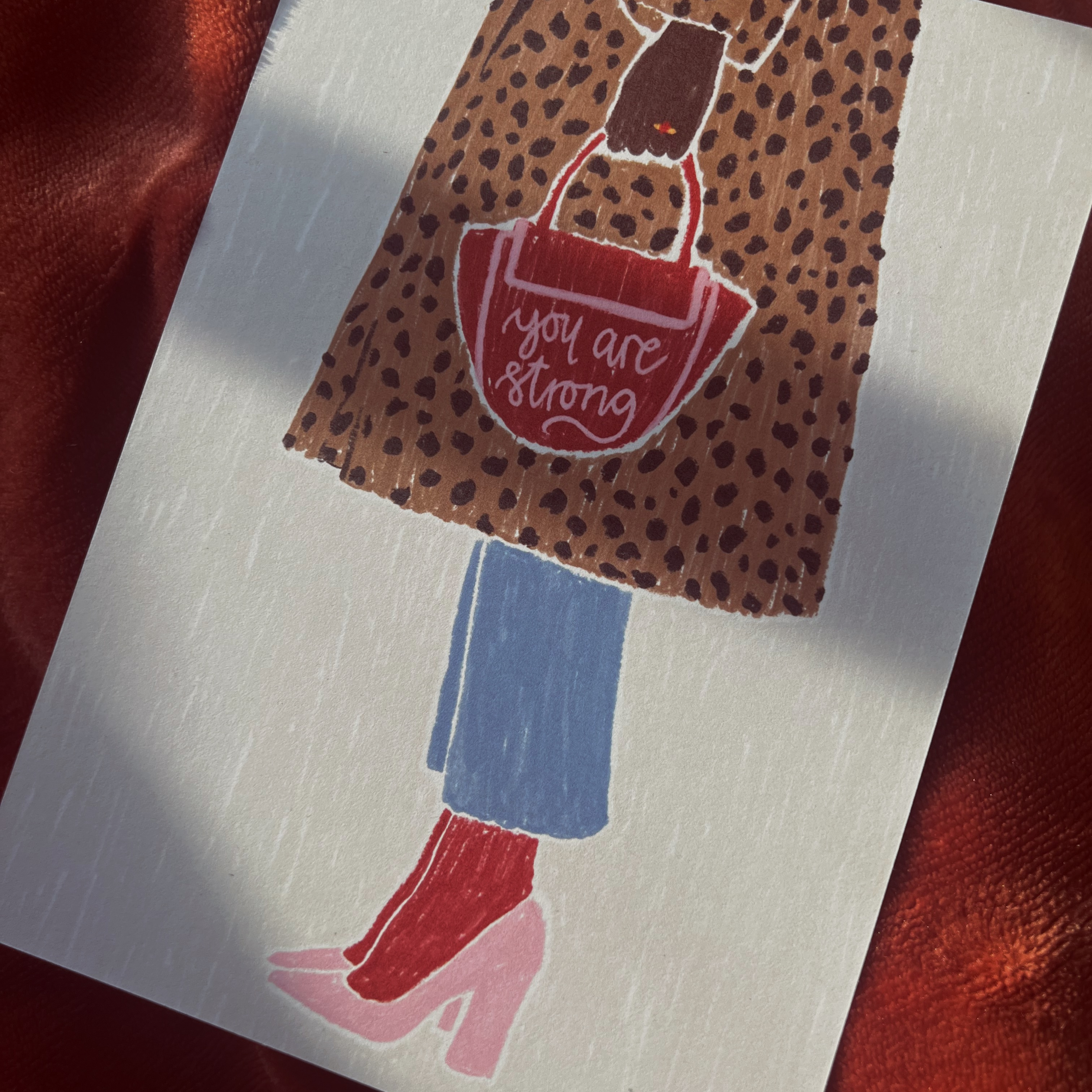 A5 Affirmation Print "You are Strong"