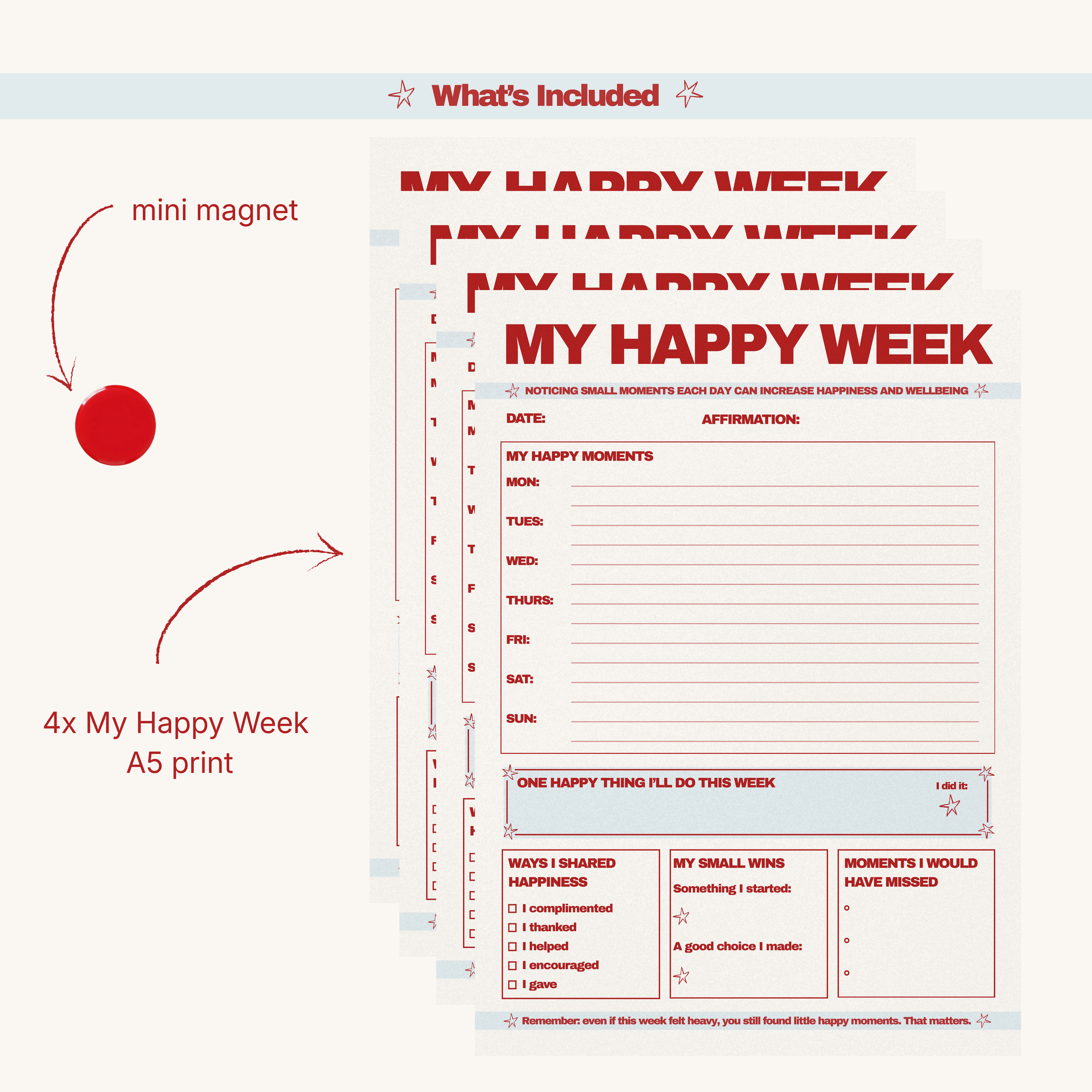 My Happy Week - Four Pack